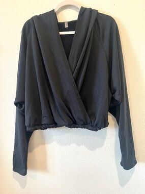 Free People Movement Criss Cross Sweat Hoodie Size L